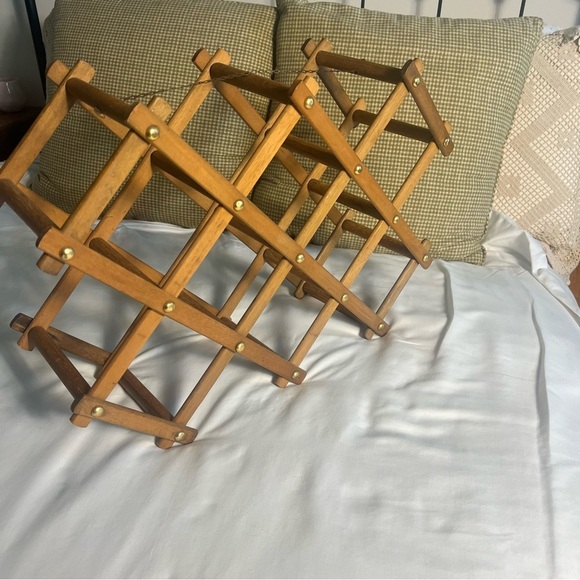 Vintage accordion style wine rack - Picture 4 of 4